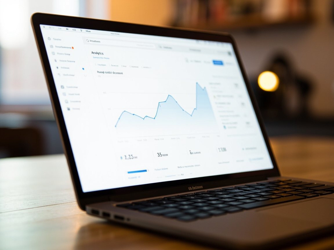 Analytics dashboard showing long-term organic traffic growth demonstrating the compounding SEO value of content marketing
