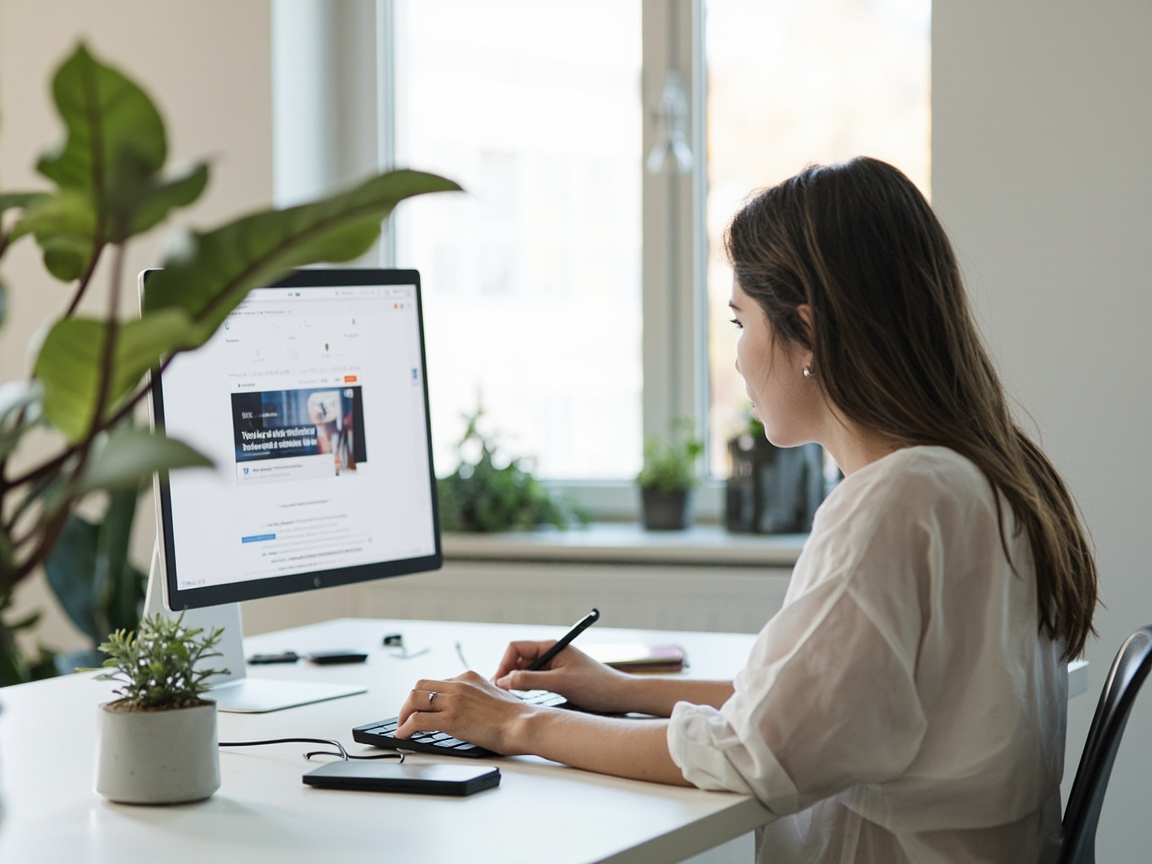 Writer producing content writing services for SaaS companies