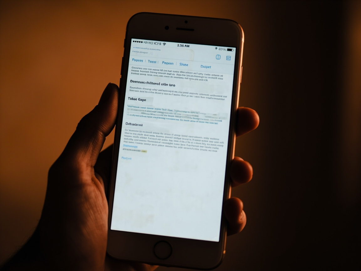 Smartphone showing a poorly formatted mobile website driving customers away