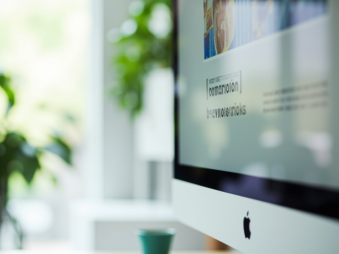 Modern professional website quality displayed on desktop monitor without agency pricing