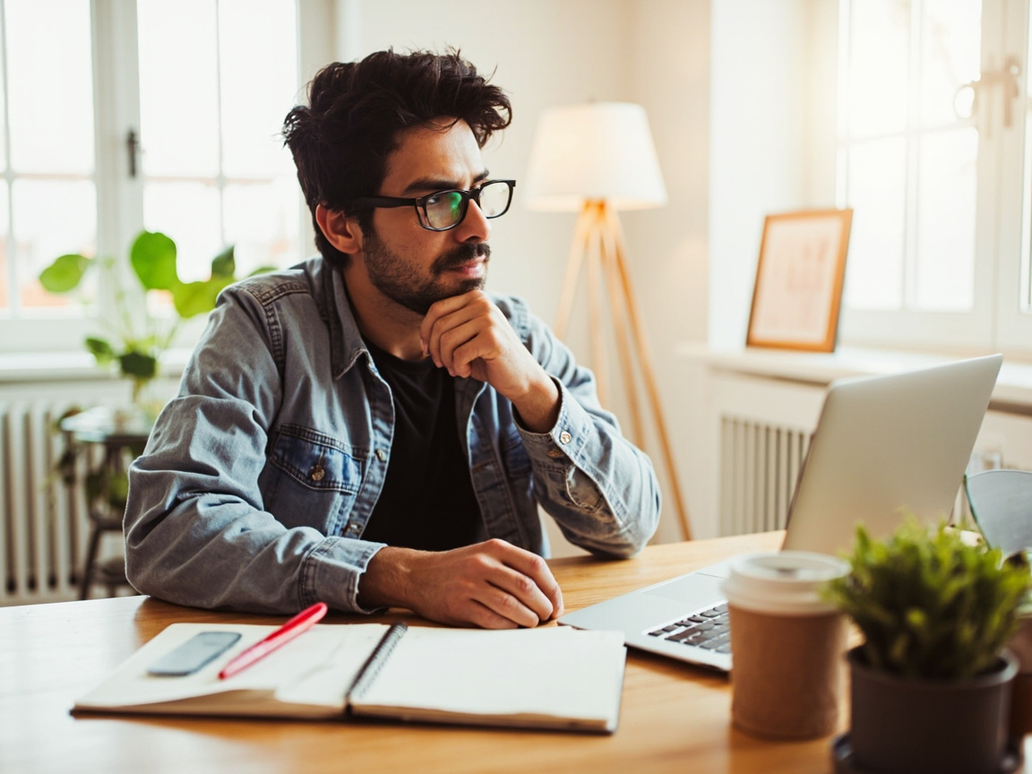 Small business owner planning a website budget as an alternative to agency pricing