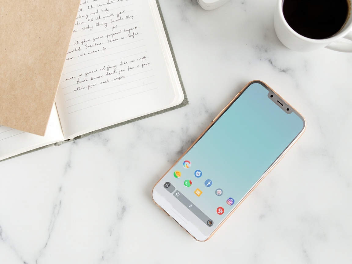 Smartphone showing social media platform icons for small business strategy planning