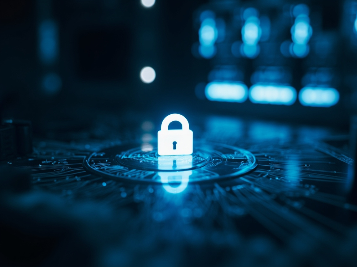 Digital padlock representing website security as part of ongoing maintenance